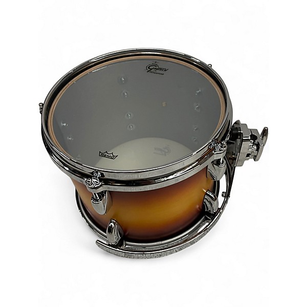 Used Gretsch Drums 4 Piece USA CUSTOM SATIN AMBER WALNUT BURST Drum Kit