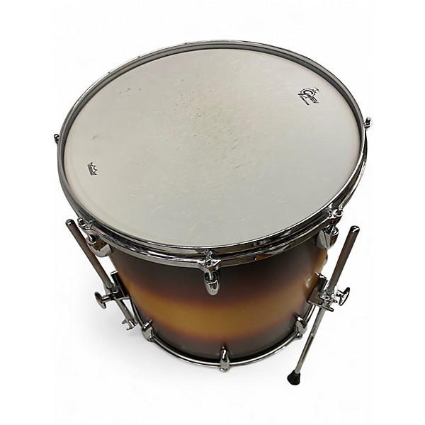 Used Gretsch Drums 4 Piece USA CUSTOM SATIN AMBER WALNUT BURST Drum Kit