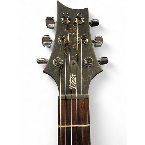 Used 2022 PRS S2 Vela Satin Black Solid Body Electric Guitar