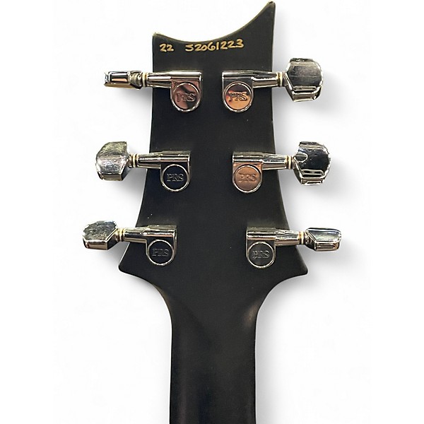 Used 2022 PRS S2 Vela Satin Black Solid Body Electric Guitar