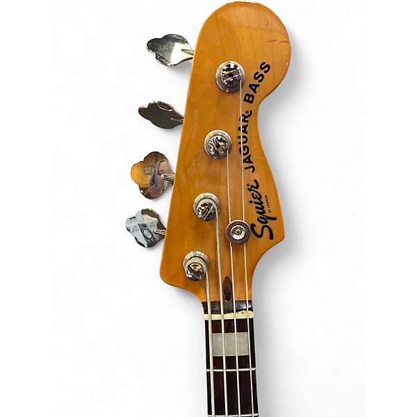 Used Squier CLASSIC VIBE JAGUAR BASS Black Electric Bass Guitar