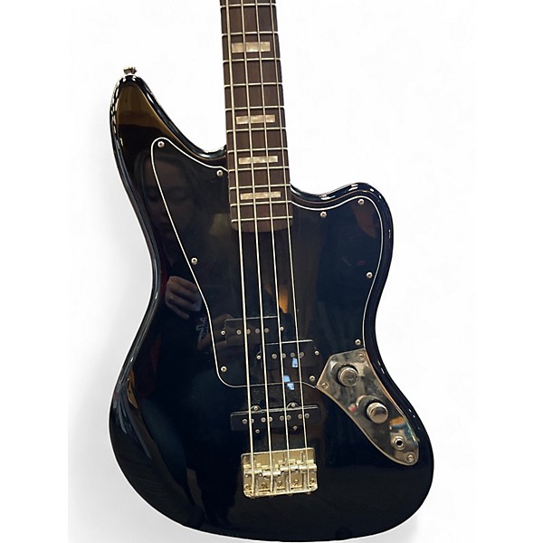 Used Squier CLASSIC VIBE JAGUAR BASS Black Electric Bass Guitar
