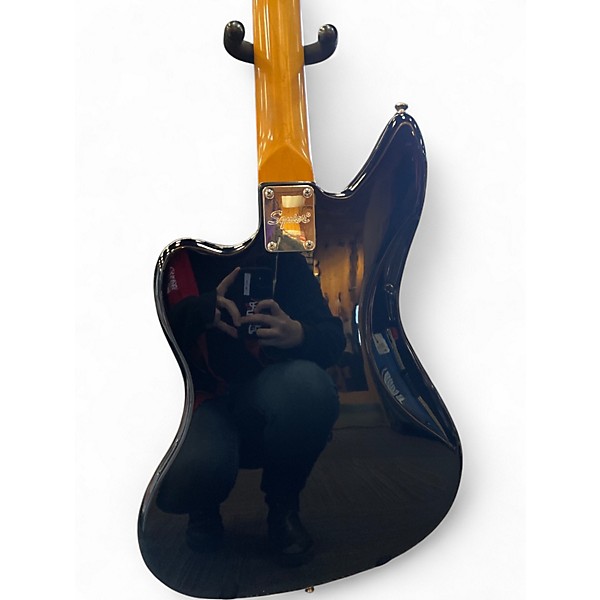 Used Squier CLASSIC VIBE JAGUAR BASS Black Electric Bass Guitar