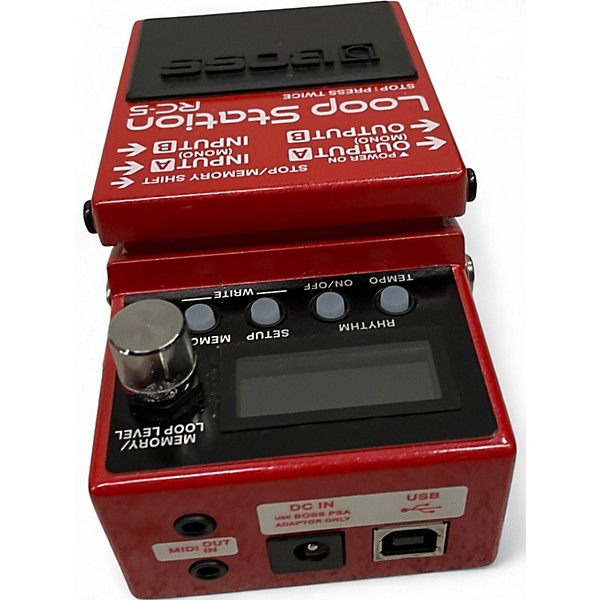 Used BOSS RC5 Loop Station Pedal