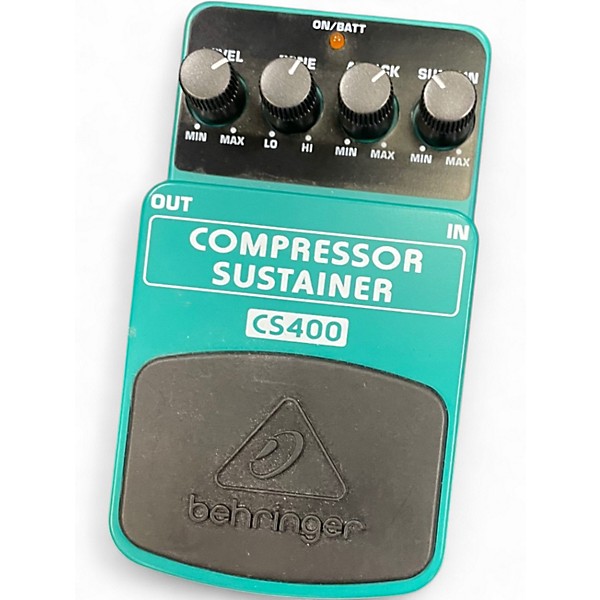 Used Behringer CS400 Compressor Sustainer Effect Pedal