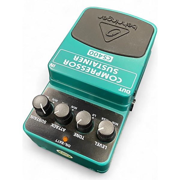 Used Behringer CS400 Compressor Sustainer Effect Pedal