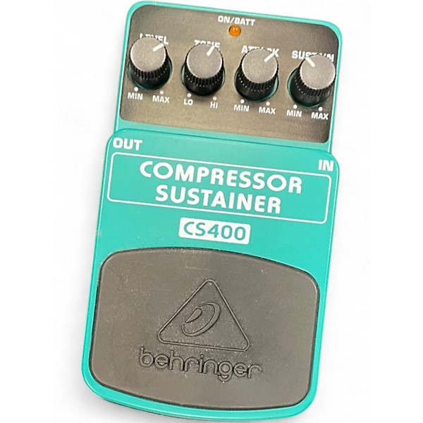 Used Behringer CS400 Compressor Sustainer Effect Pedal