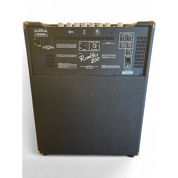 Used Fender RUMBLE 200 Bass Combo Amp