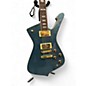 Used 2025 Ibanez IC420 Iceman Antique Blue Metallic Solid Body Electric Guitar