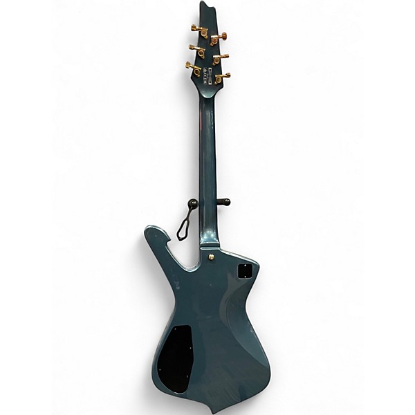 Used 2025 Ibanez IC420 Iceman Antique Blue Metallic Solid Body Electric Guitar