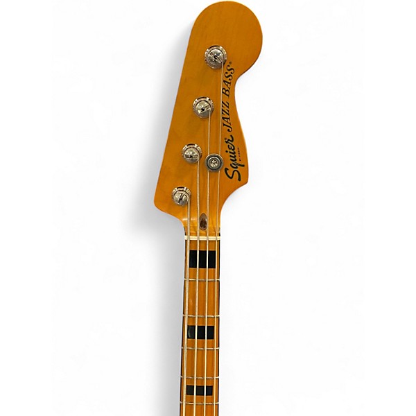 Used Squier Classic Vibe 70s Jazz Bass Natural Electric Bass Guitar