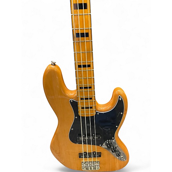 Used Squier Classic Vibe 70s Jazz Bass Natural Electric Bass Guitar
