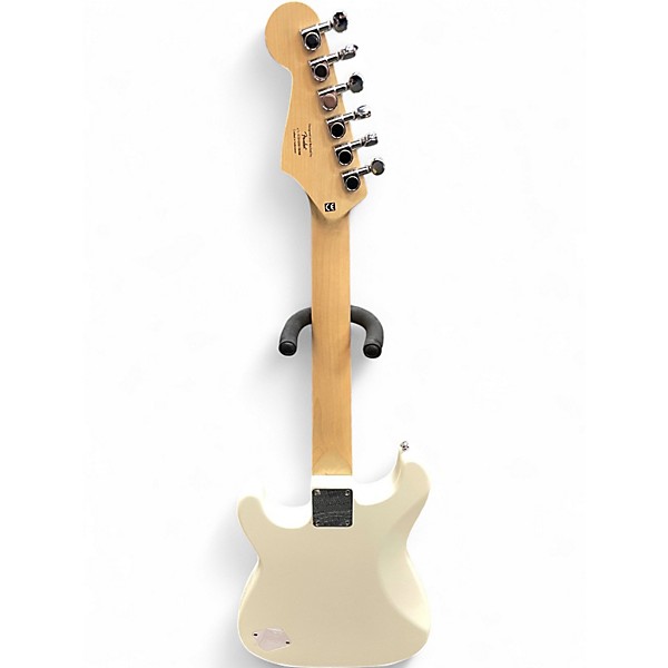 Used Squier Strat Mini Olympic White Solid Body Electric Guitar