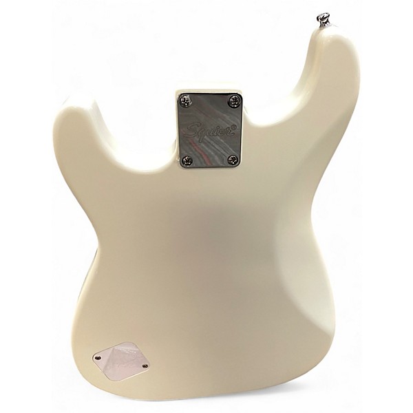Used Squier Strat Mini Olympic White Solid Body Electric Guitar