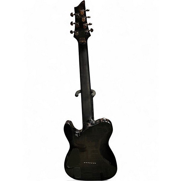 Used Schecter Guitar Research Hellraiser C1 HYBRID BLK TRANS BLACK BURST Solid Body Electric Guitar