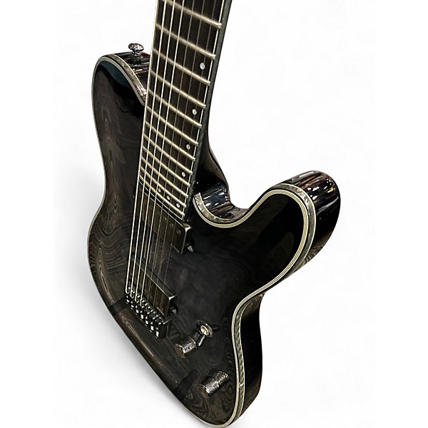 Used Schecter Guitar Research Hellraiser C1 HYBRID BLK TRANS BLACK BURST Solid Body Electric Guitar