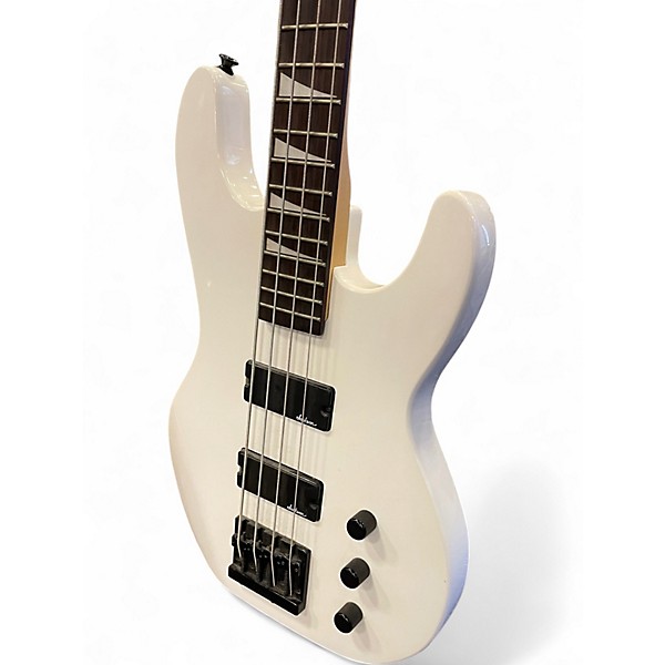 Used Jackson JS2 Concert White Electric Bass Guitar