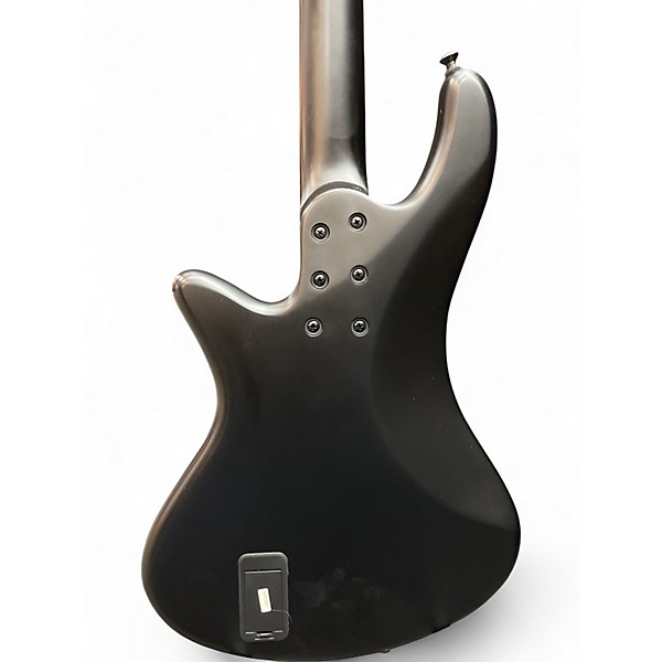 Used Schecter Guitar Research STILETTO STEALTH Satin Black Electric Bass Guitar