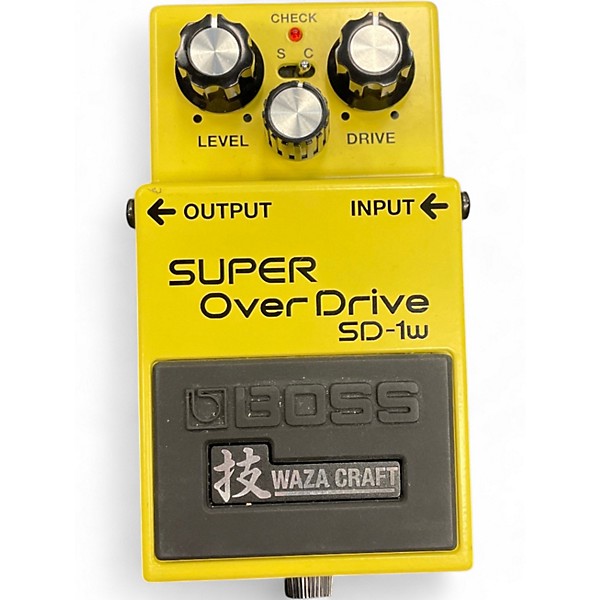 Used BOSS SD1W Super Overdrive Waza Craft Effect Pedal