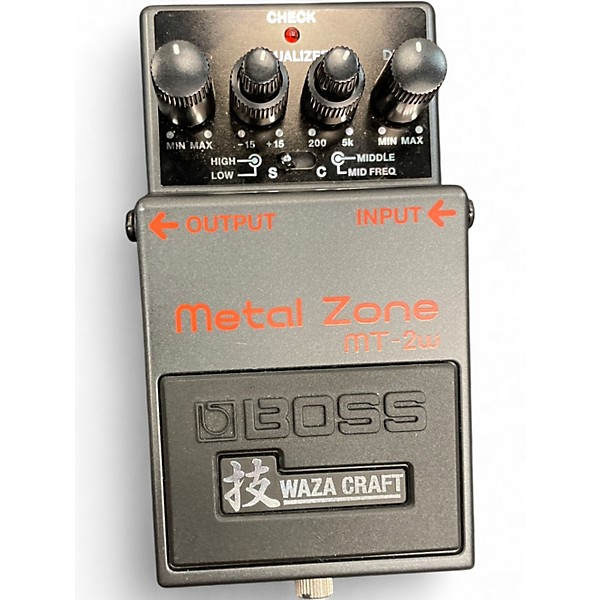 Used BOSS MT2W Metal Zone Waza Craft Effect Pedal