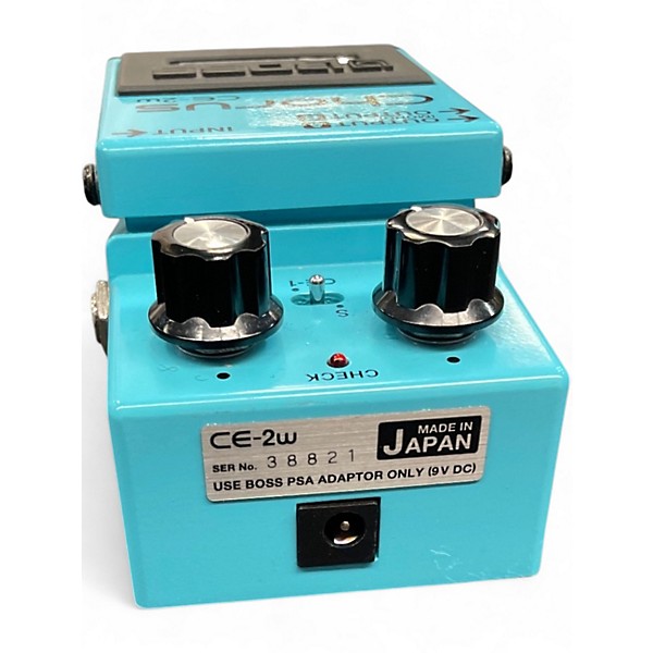 Used BOSS CE2W Waza Craft Chorus Effect Pedal