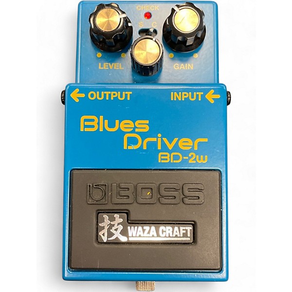 Used BOSS BD2W Blues Driver Waza Craft Effect Pedal