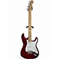 Used 2022 Squier Stratocaster Candy Apple Red Metallic Solid Body Electric Guitar thumbnail