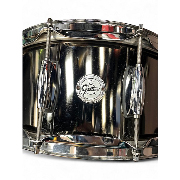 Used Gretsch Drums 14X5 Black Nickel Over Steel Polished Drum
