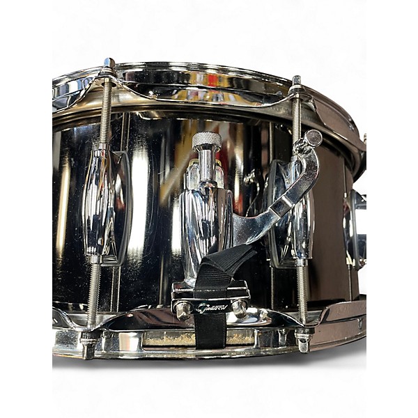 Used Gretsch Drums 14X5 Black Nickel Over Steel Polished Drum