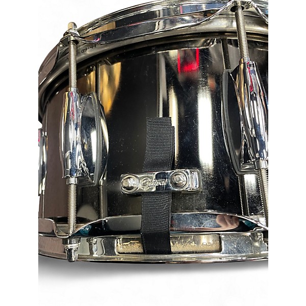 Used Gretsch Drums 14X5 Black Nickel Over Steel Polished Drum