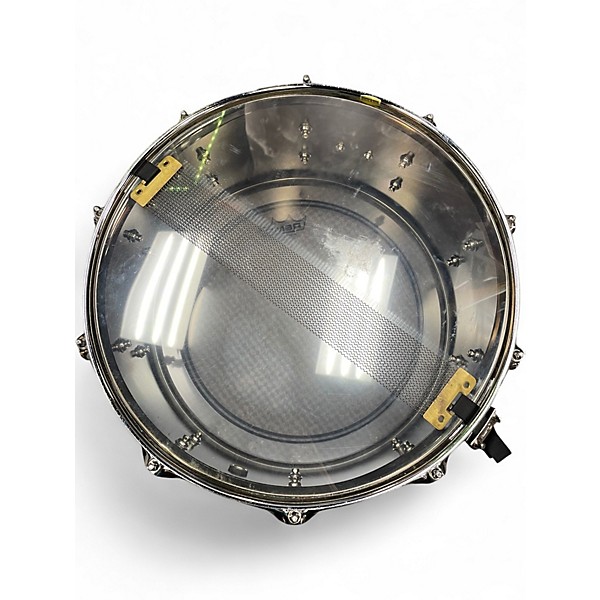 Used Gretsch Drums 14X5 Black Nickel Over Steel Polished Drum