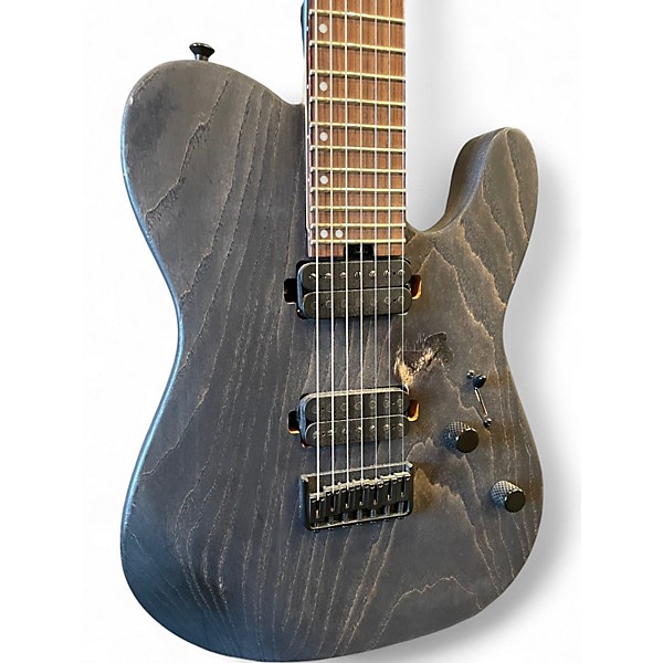 Used Charvel Pro Mod San Dimas Style 2 Ash 7string Charcoal Gray Solid Body Electric Guitar