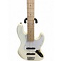 Used Squier Affinity Jazz Bass V 5 String WHITE Electric Bass Guitar thumbnail