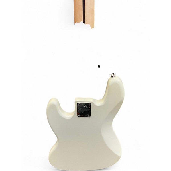 Used Squier Affinity Jazz Bass V 5 String WHITE Electric Bass Guitar