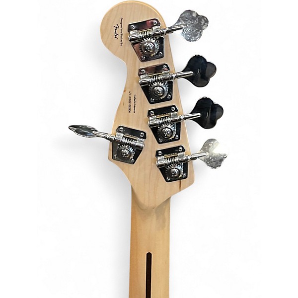 Used Squier Affinity Jazz Bass V 5 String WHITE Electric Bass Guitar