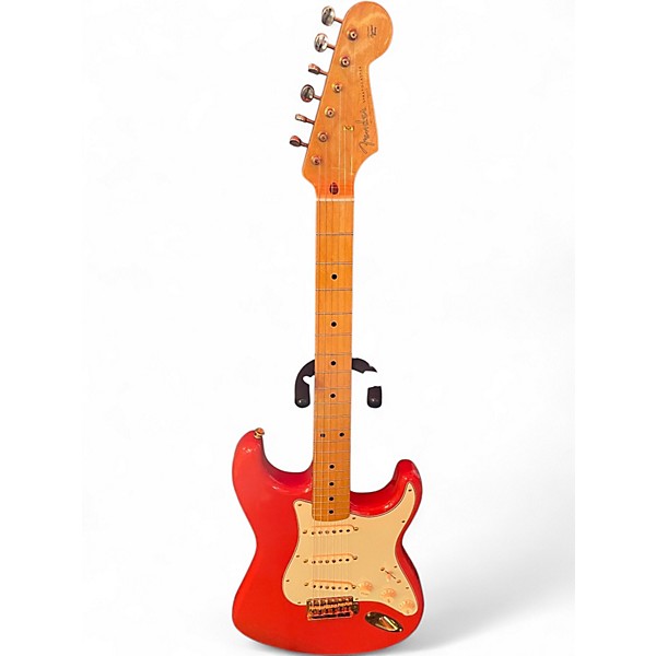 Used 2012 Fender Classic Series '50s Stratocaster Fiesta Red Solid Body Electric Guitar