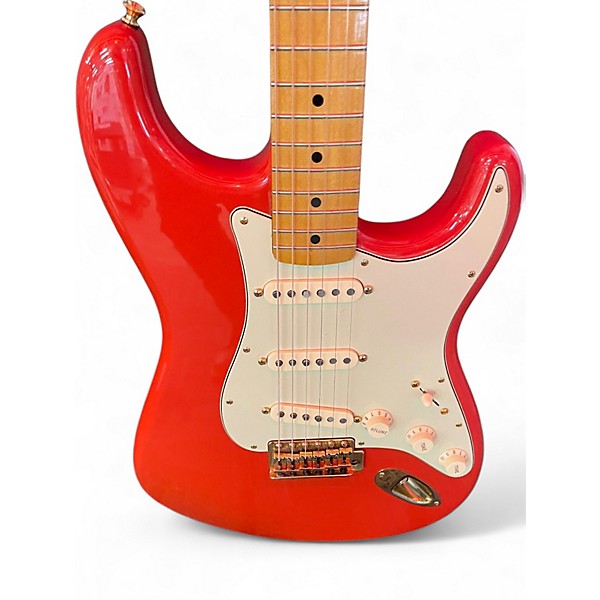 Used 2012 Fender Classic Series '50s Stratocaster Fiesta Red Solid Body Electric Guitar