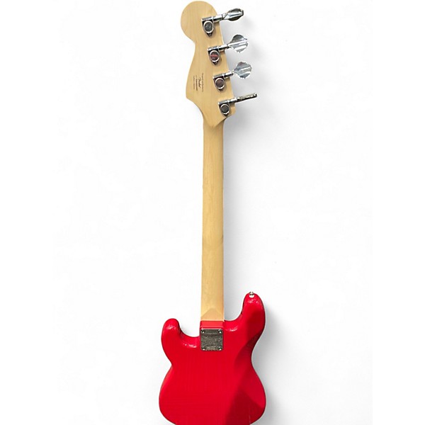 Used 2025 Squier Mini Precision Bass Dakota Red Electric Bass Guitar