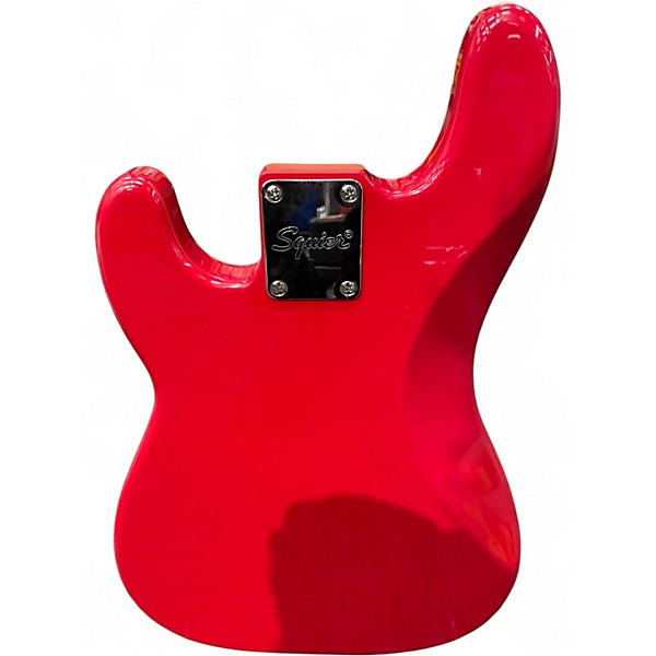 Used 2025 Squier Mini Precision Bass Dakota Red Electric Bass Guitar
