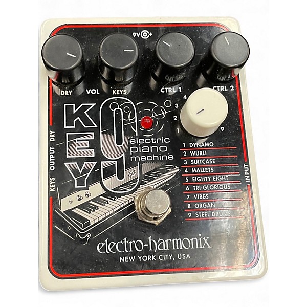 Used Electro-Harmonix Key9 Electric Piano Machine Effect Pedal