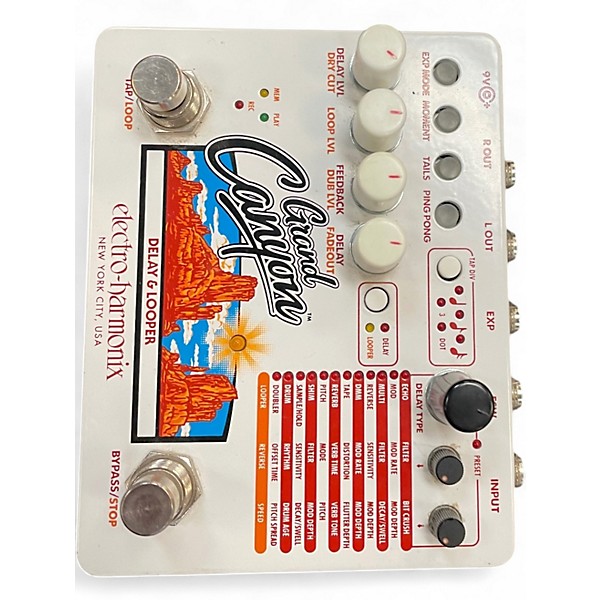 Used Electro-Harmonix Grand Canyon Delay and Looper Effect Pedal