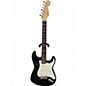 Vintage 1990s Fender STRATOCASTER Black Solid Body Electric Guitar thumbnail