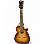 Used Guild OM260CE DELUXE BURL Sunburst Acoustic Electric Guitar