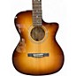 Used Guild OM260CE DELUXE BURL Sunburst Acoustic Electric Guitar