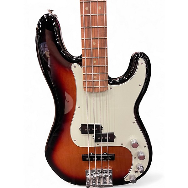 Used 2021 Fender Player Plus Active Precision Bass 3 Color Sunburst Electric Bass Guitar