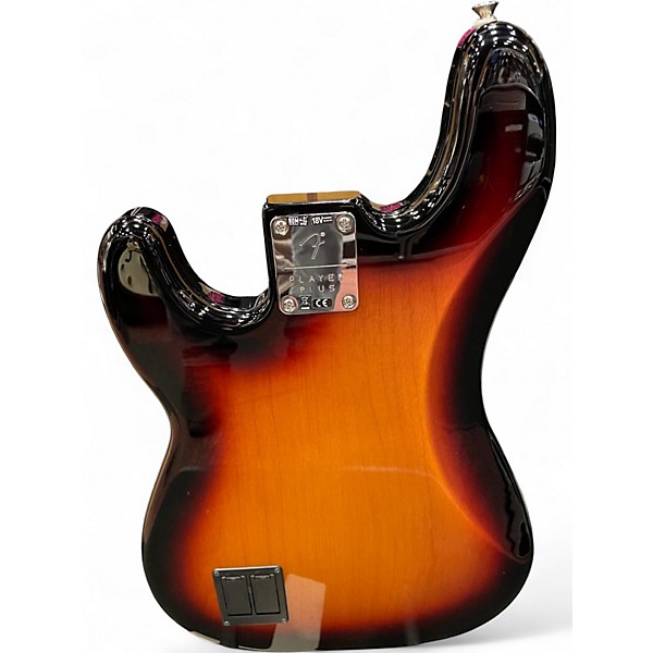 Used 2021 Fender Player Plus Active Precision Bass 3 Color Sunburst Electric Bass Guitar