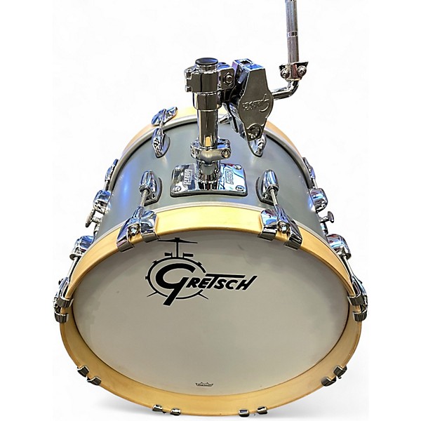 Used Gretsch Drums 3 Piece Brooklyn Series Micro satin grey Drum Kit