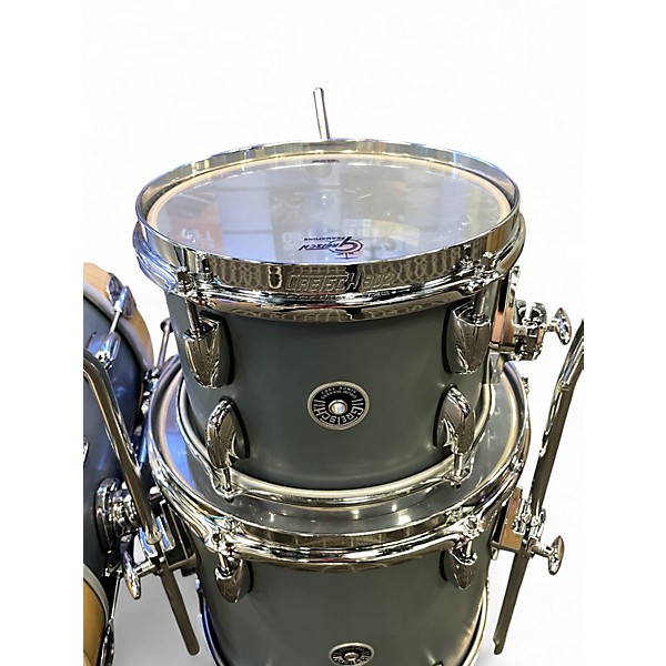 Used Gretsch Drums 3 Piece Brooklyn Series Micro satin grey Drum Kit