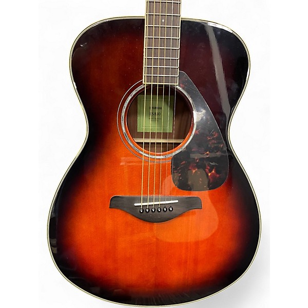 Used Yamaha FS830 2 Tone Sunburst Acoustic Guitar