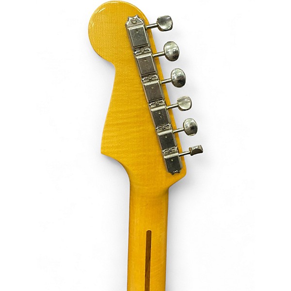 Used Fender Eric Johnson Thinline Stratocaster Tobacco Sunburst Hollow Body Electric Guitar